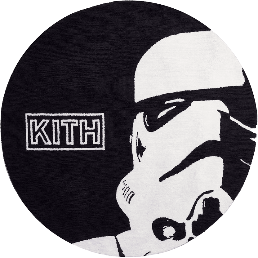 Kith x STAR WARS Storm Trooper Rug Black