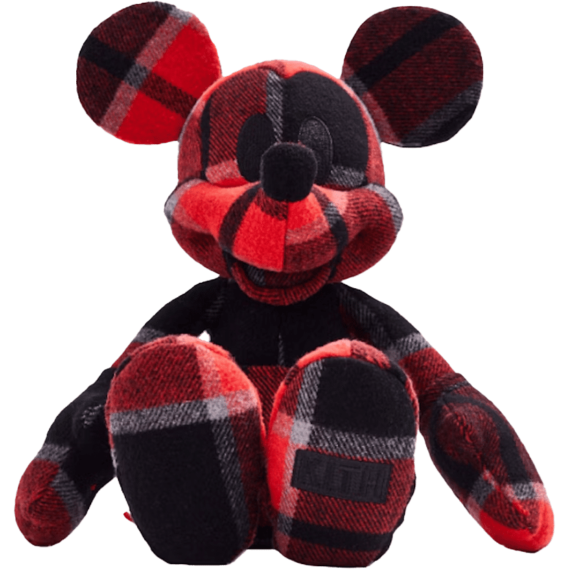 Kith x Disney Large Mickey Plush Plaid