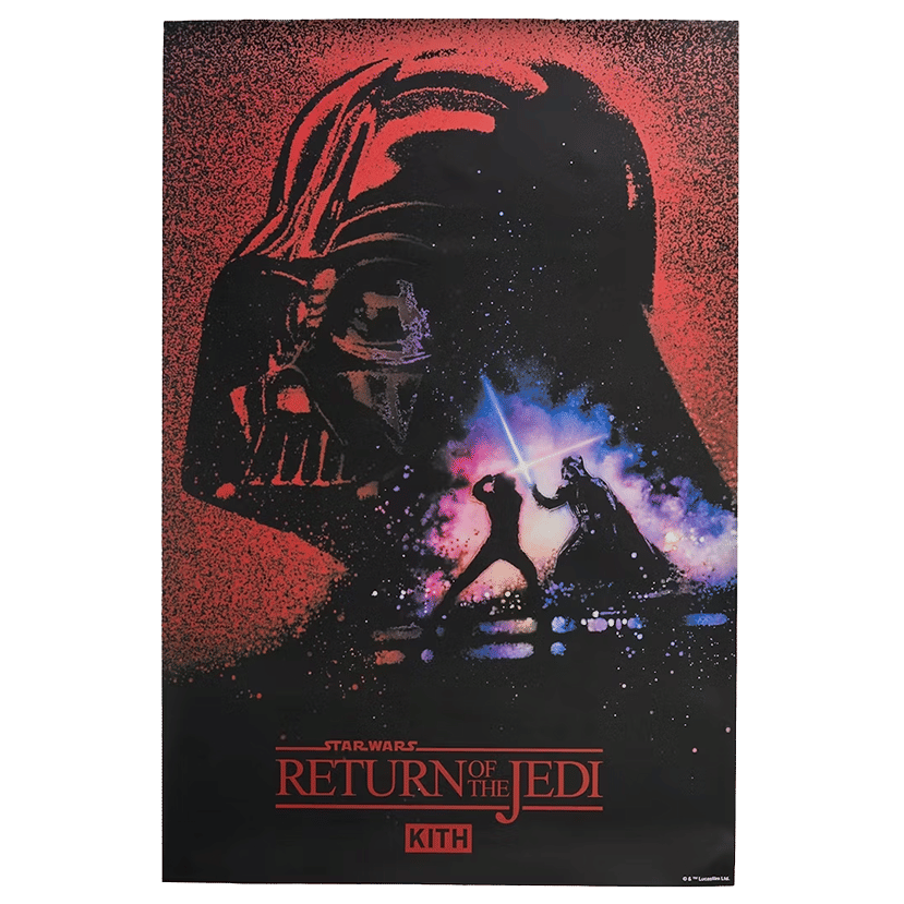 Kith x STAR WARS Darth Vader Poster Multicolor