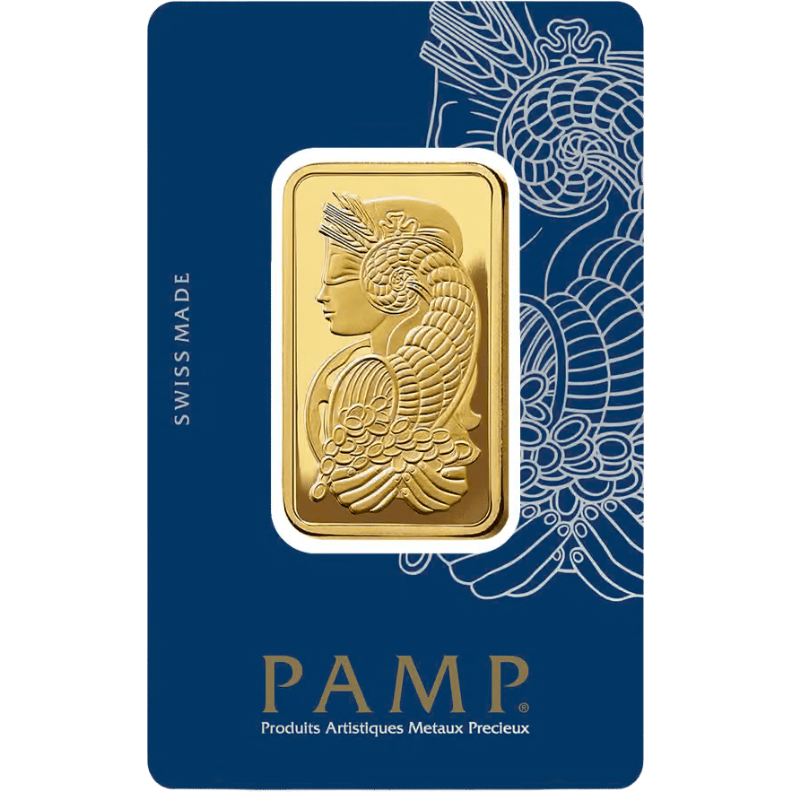 1 oz PAMP Suisse Lady Fortuna Veriscan Gold Bar (New w/ Assay)