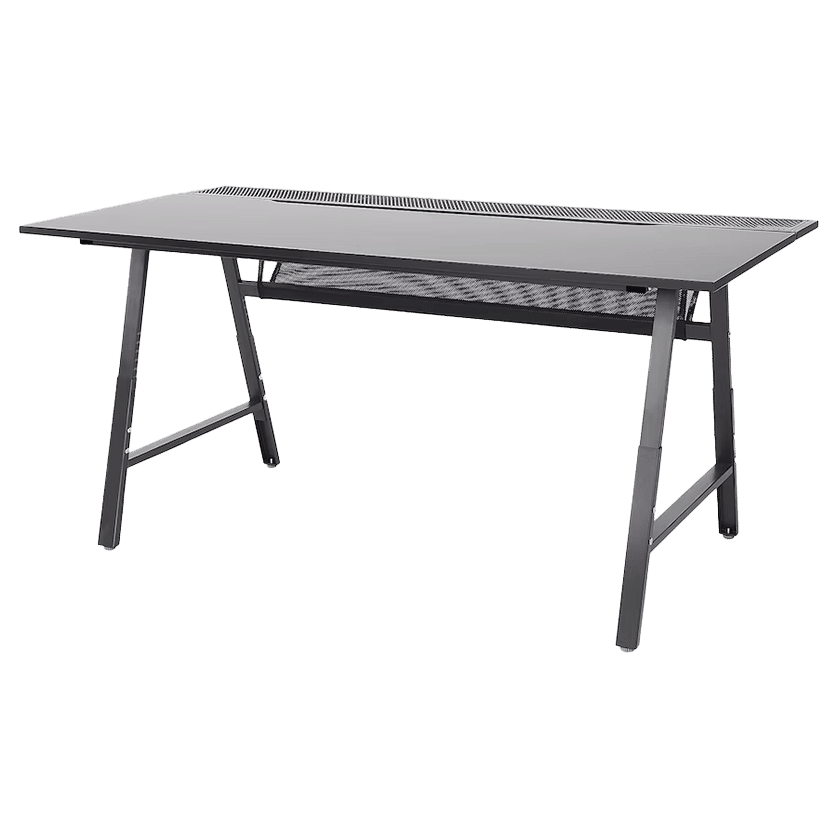 IKEA UTESPELARE Gaming desk, black, 63x31 1/2 "