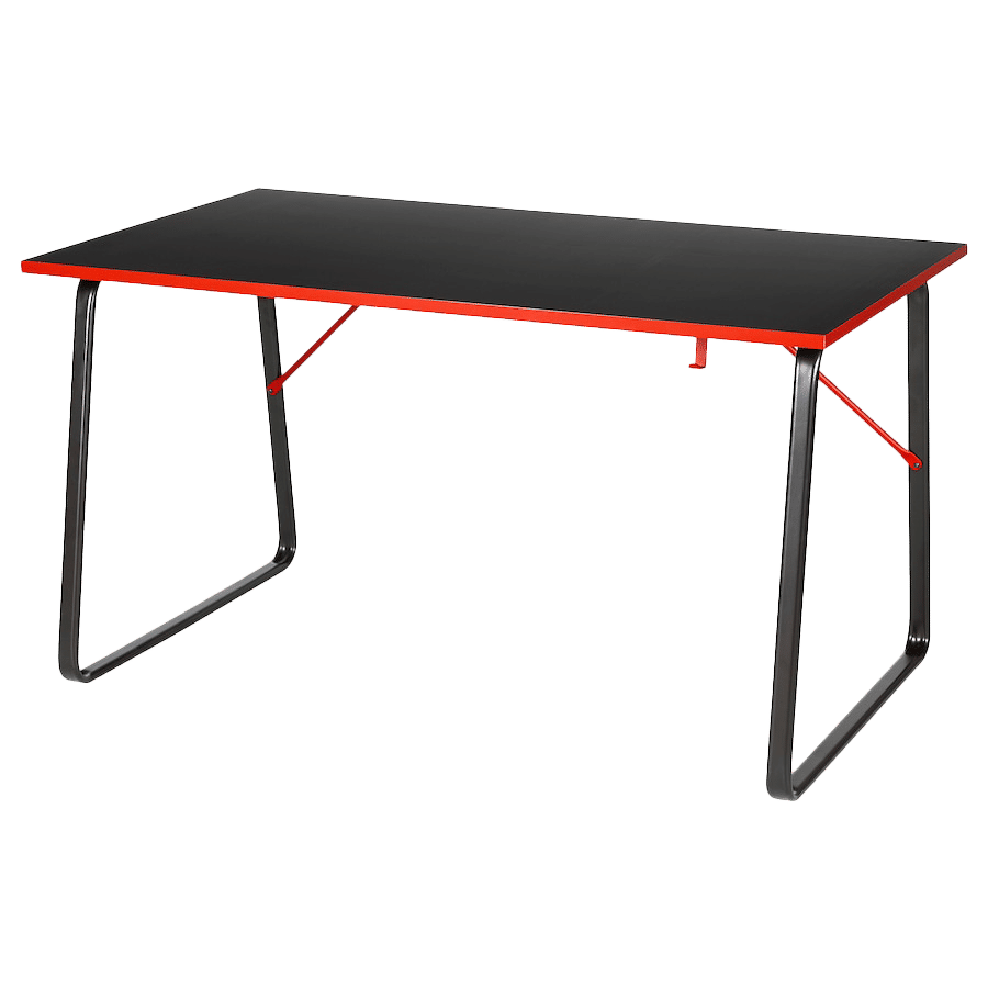 IKEA HUVUDSPELARE Gaming desk, black, 55 1/8x31 1/2 "