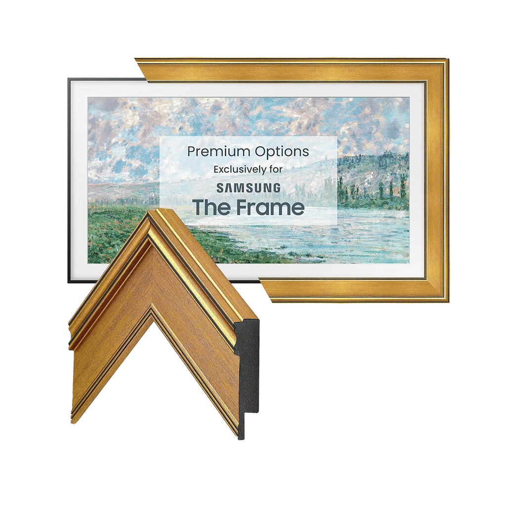 Deco TV Frames - Antique Gold
