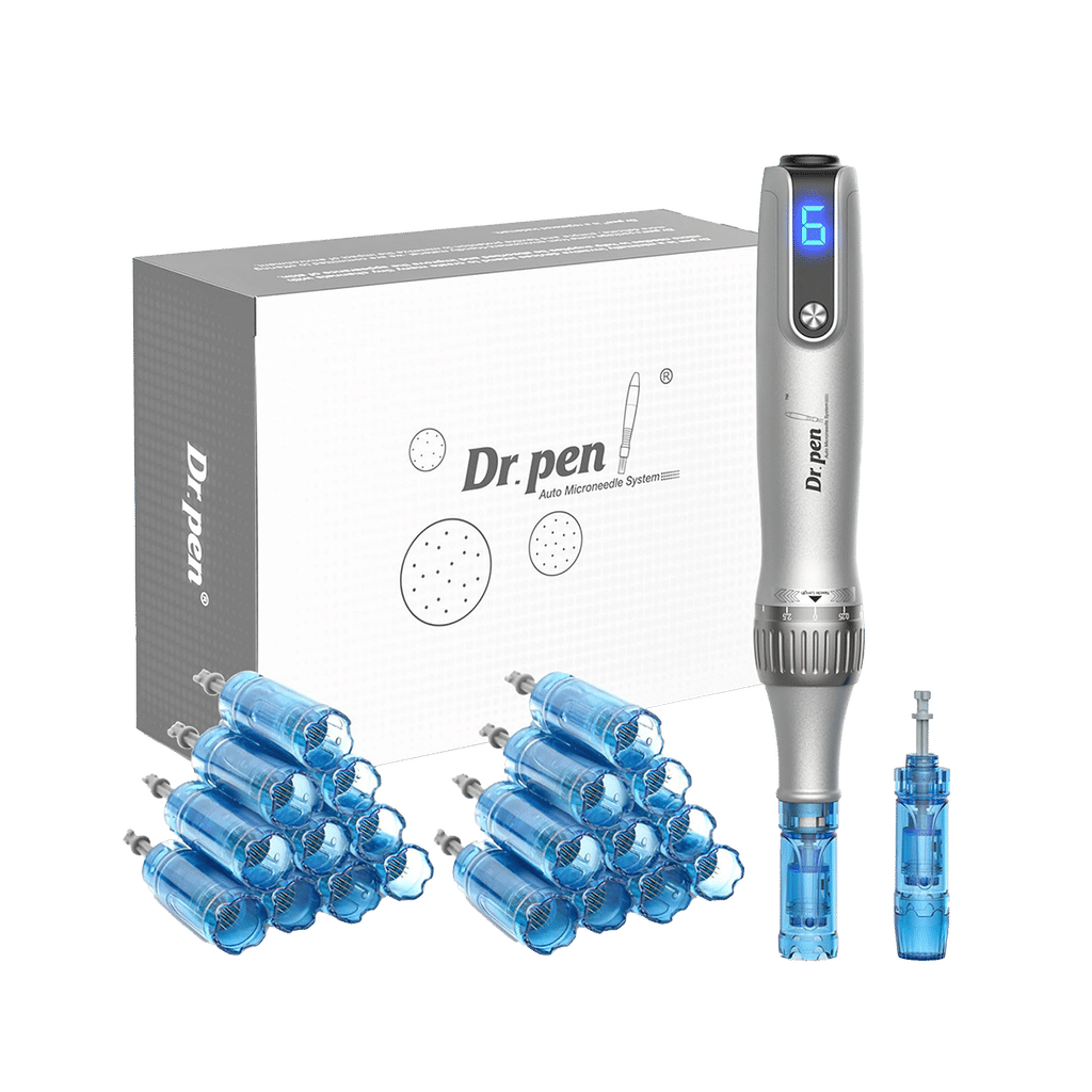 Dr. Pen M8S Microneedling Pen with 20 Replacement Cartridges