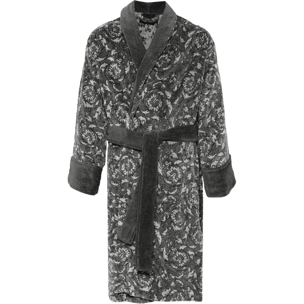 Versace Barocco belted bathrobe