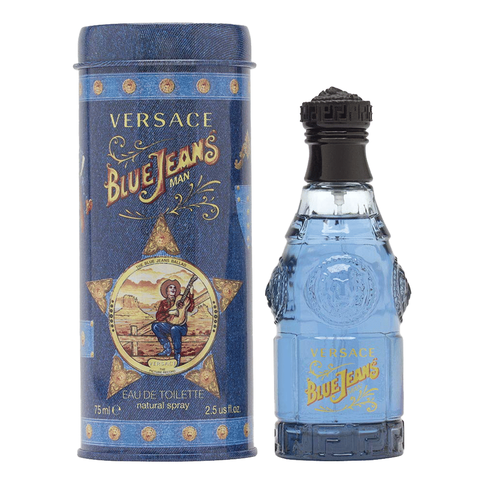 Versace Blue Jeans for Men 2.5 oz Eau de Toilette Spray