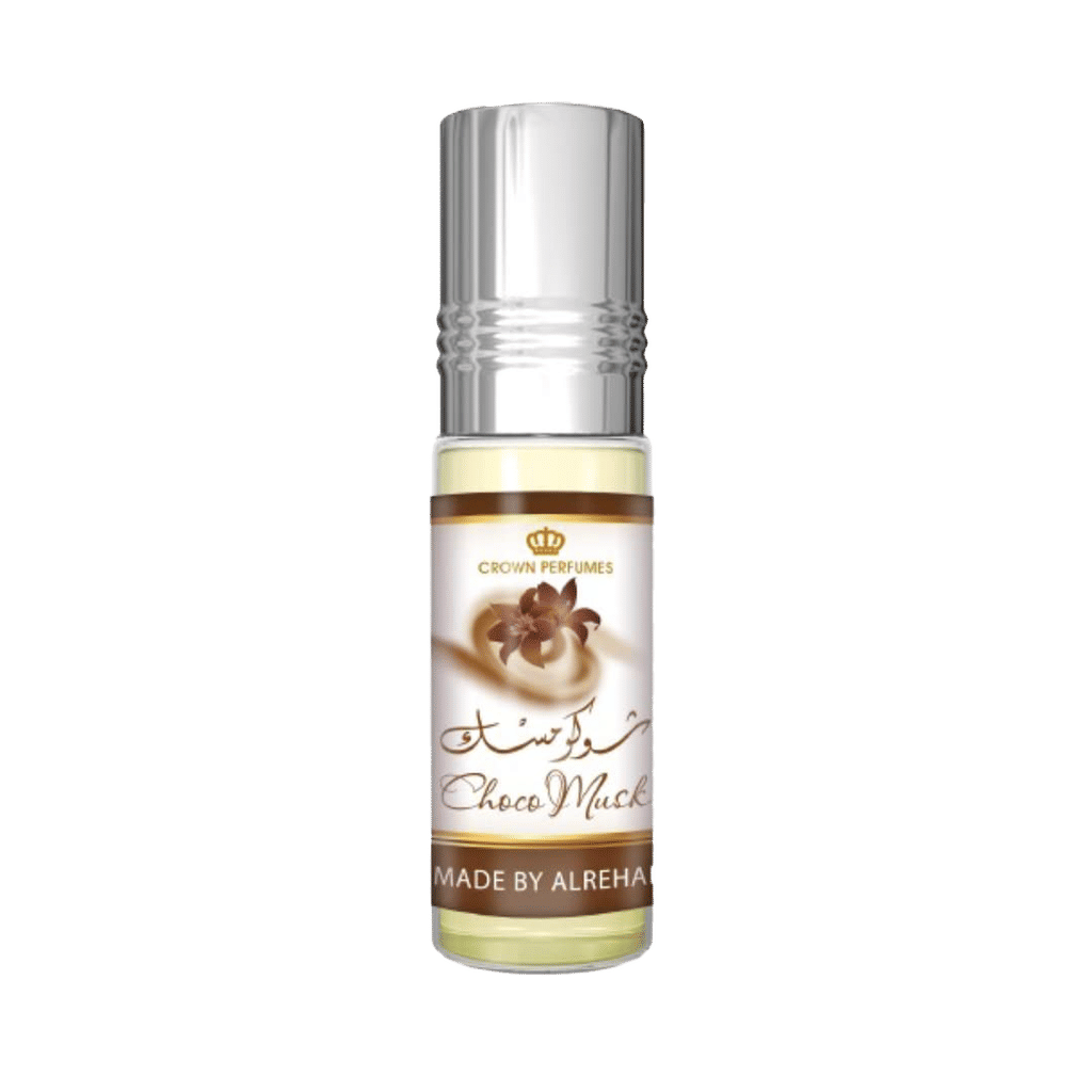 Al-Rehab Choco Musk Concentrated Perfume Rollerball for Unisex, 0.2 Ounce
