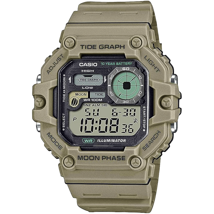 Casio Digital Quartz Green