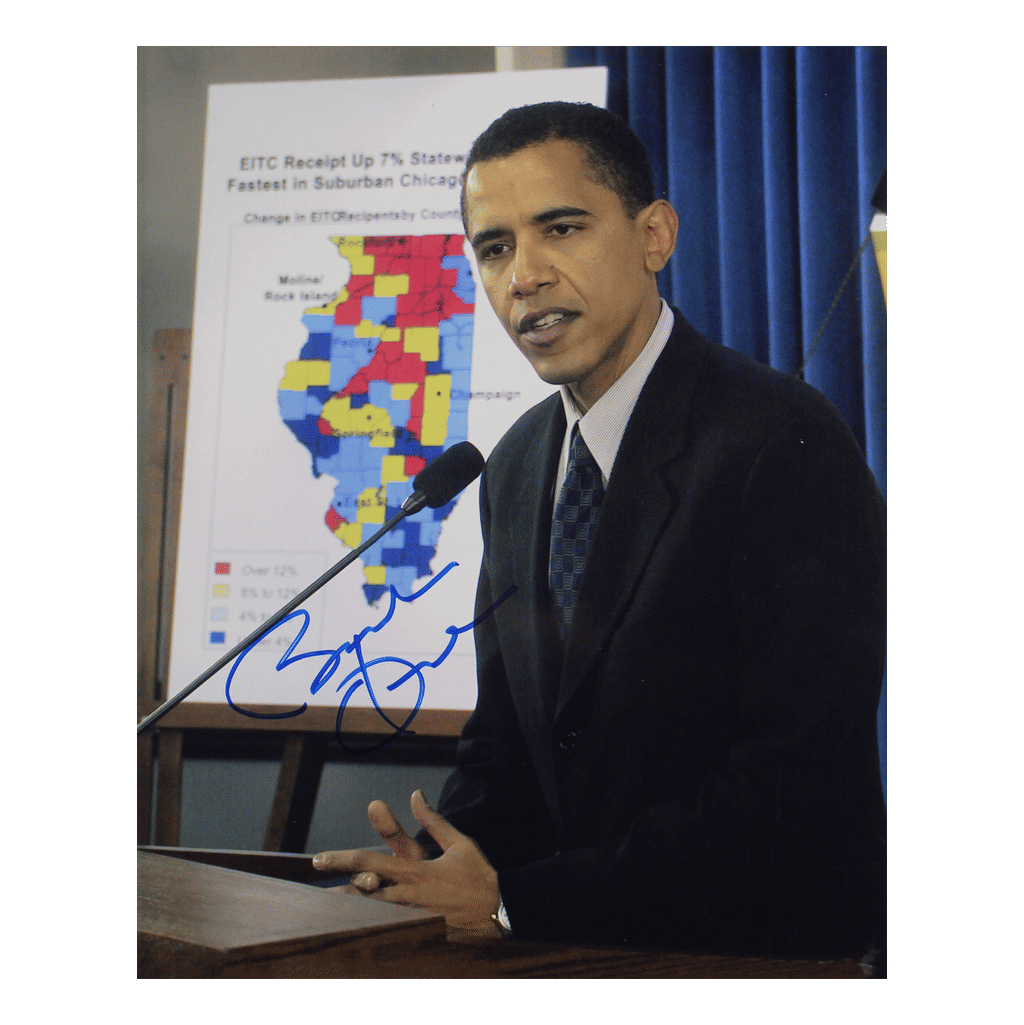 Barack Obama President Authentic Signed 8x10 Photo Autographed JSA #Z90123
