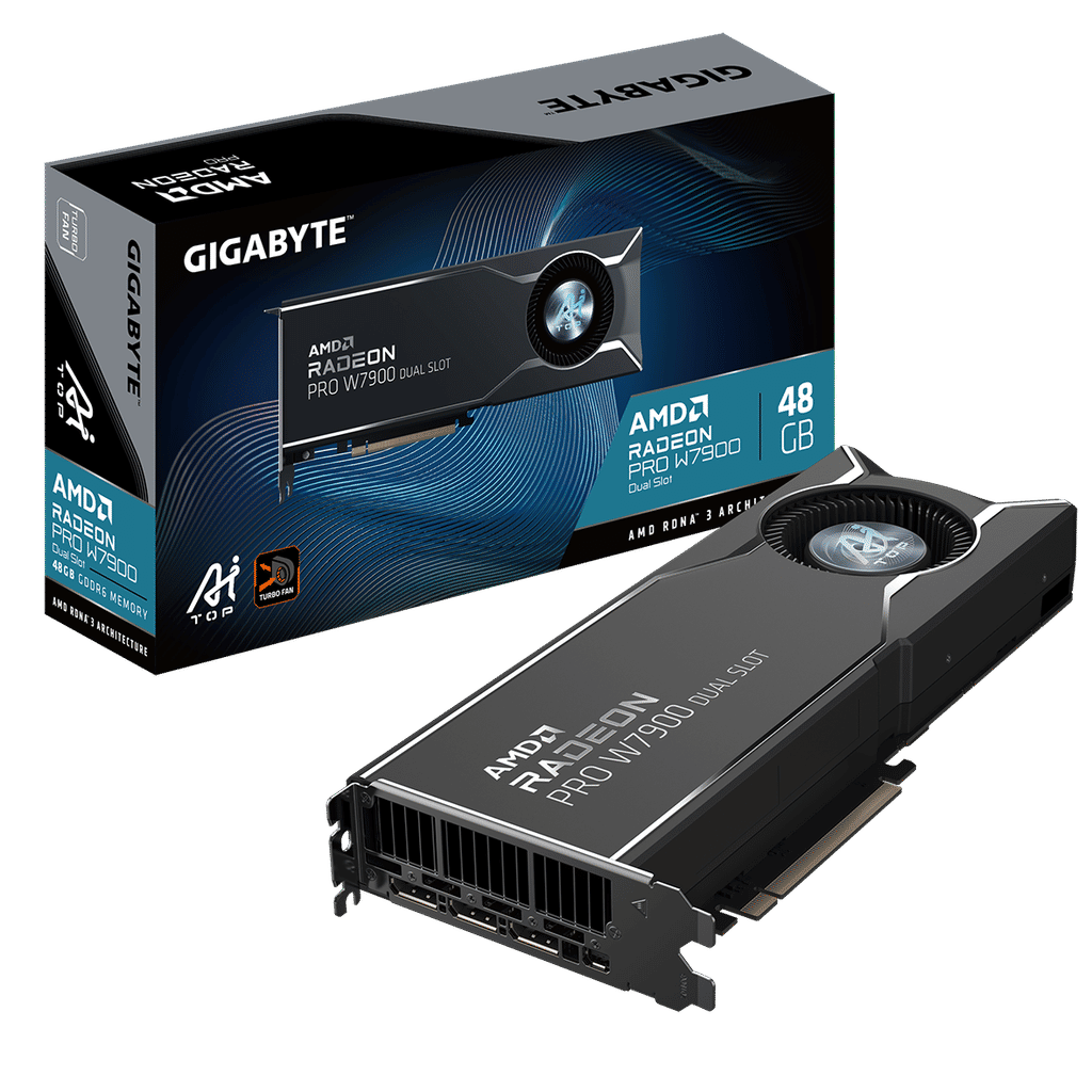 Gigabyte Radeon PRO W7900 Dual Slot 