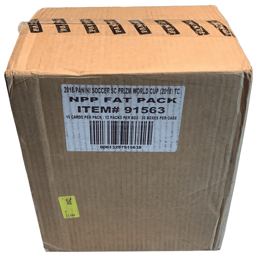 2018 Panini Prizm FIFA World Cup Factory Sealed Jumbo Fat 20-Box Case