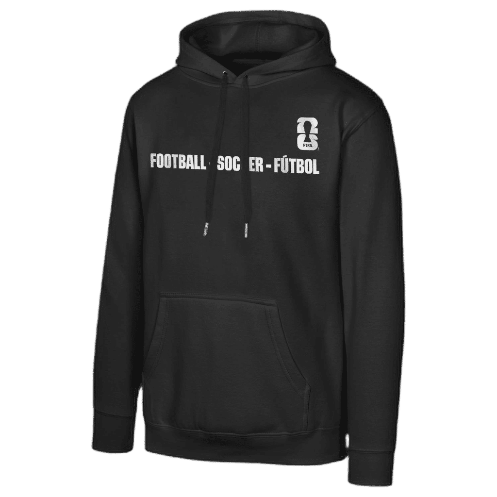 FIFA World Cup 2026™ Host Cities Futbol Black Hoodie - Unisex