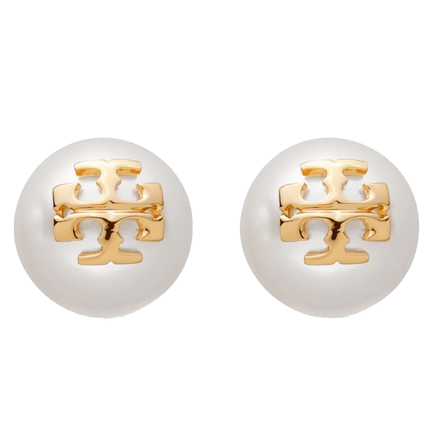 Tory Burch Kira pearl stud earrings