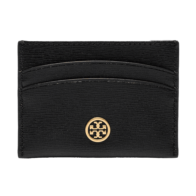 Tory Burch Robinson logo-plaque cardholder