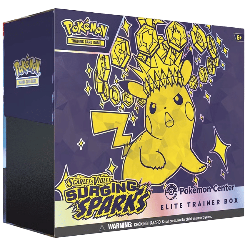 Pokémon Scarlet & Violet Surging Sparks Pokemon Center Elite Trainer Box