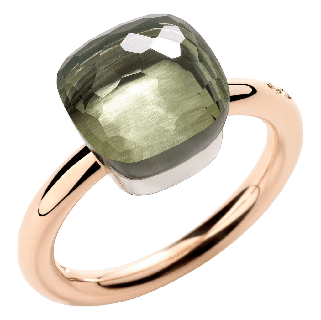 Pomellato Nudo Classic Ring in 18K Rose and White Gold