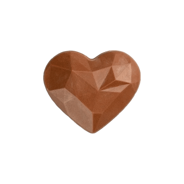 Läderach Diamond Heart Milk Chocolate