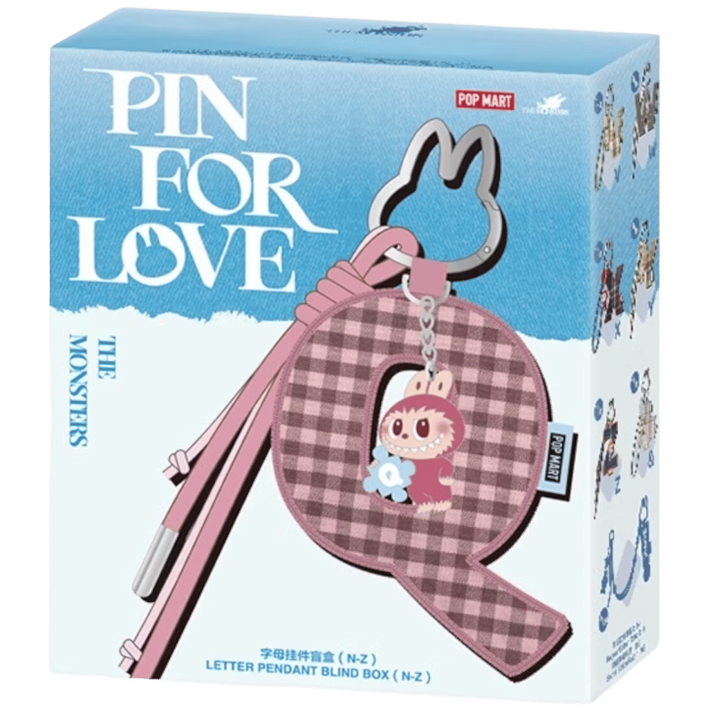 Pop Mart Labubu The Monsters Pin for Love Series Letter Pendant (N-Z) Single Blind Box
