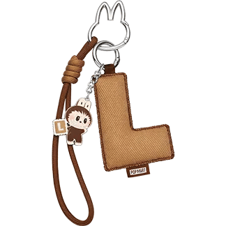 Pop Mart Labubu The Monsters Pin for Love Series "L" Letter Pendant