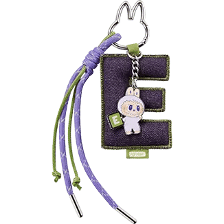 Pop Mart Labubu The Monsters Pin for Love Series "E" Letter Pendant