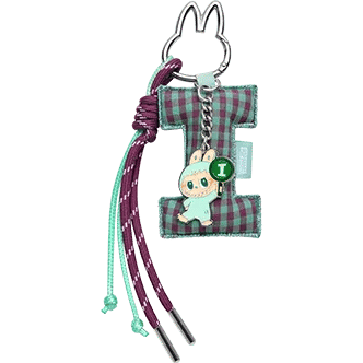 Pop Mart Labubu The Monsters Pin for Love Series "I" Letter Pendant