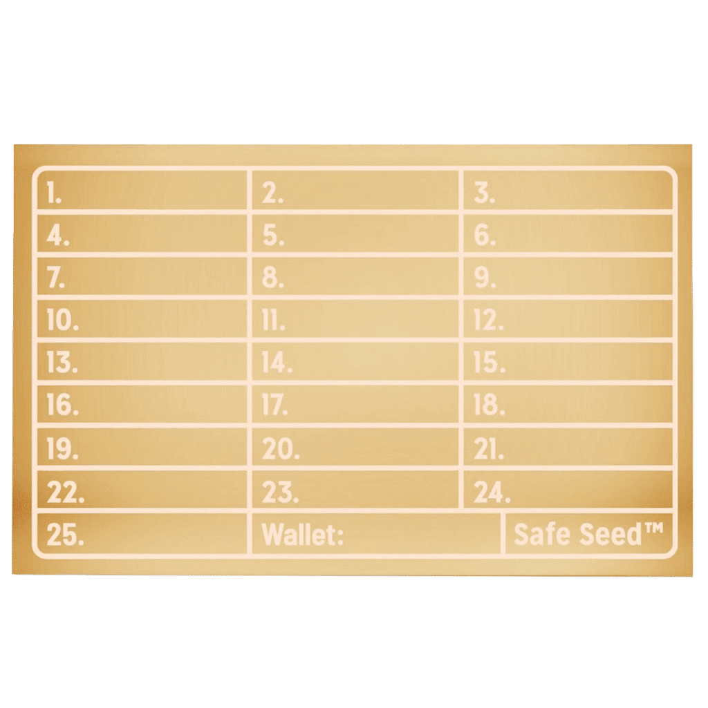 Safe Seed 10K Solid Gold Edition
