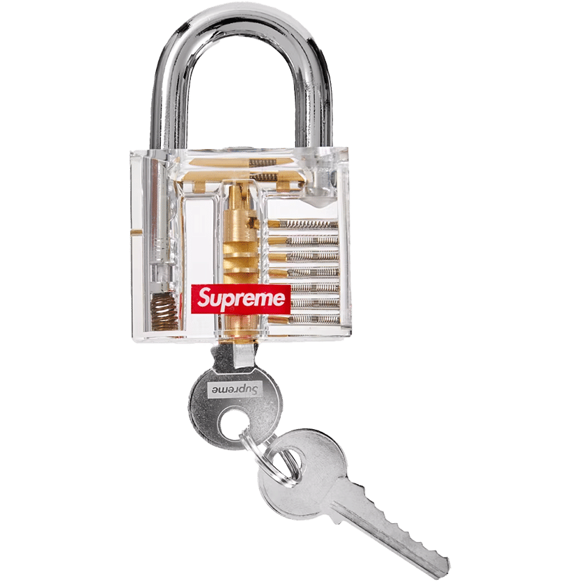 Supreme Transparent Lock Clear
