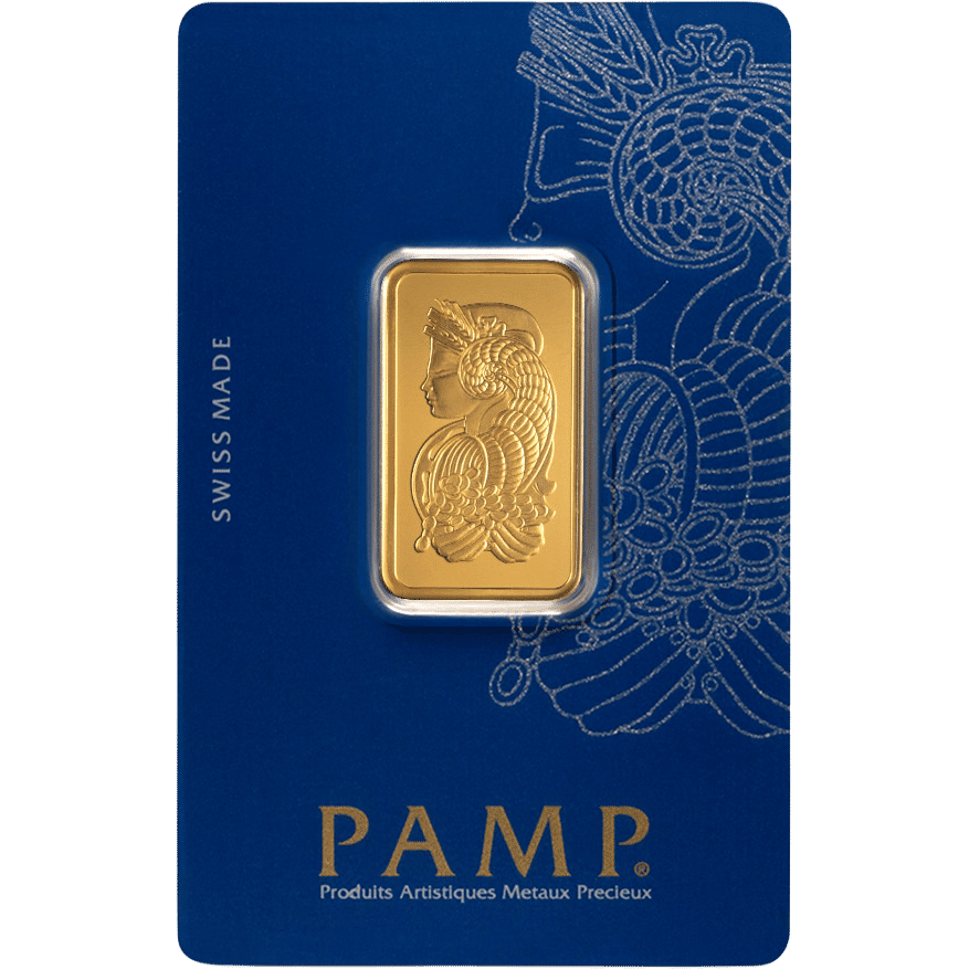 1/2 oz PAMP Suisse Fortuna Veriscan Gold Bar (New w/ Assay)