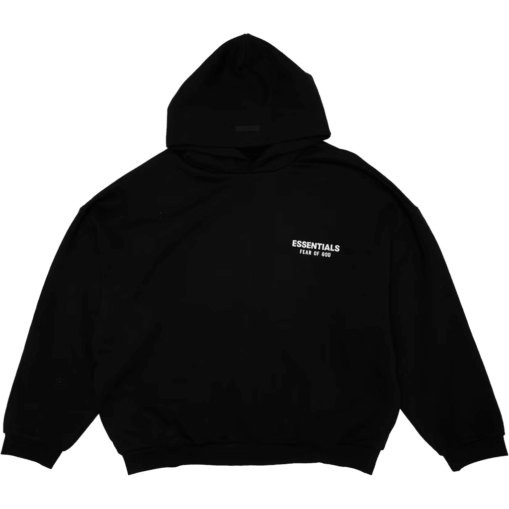 Fear of God Essentials Fleece Hoodie (FW24) Black