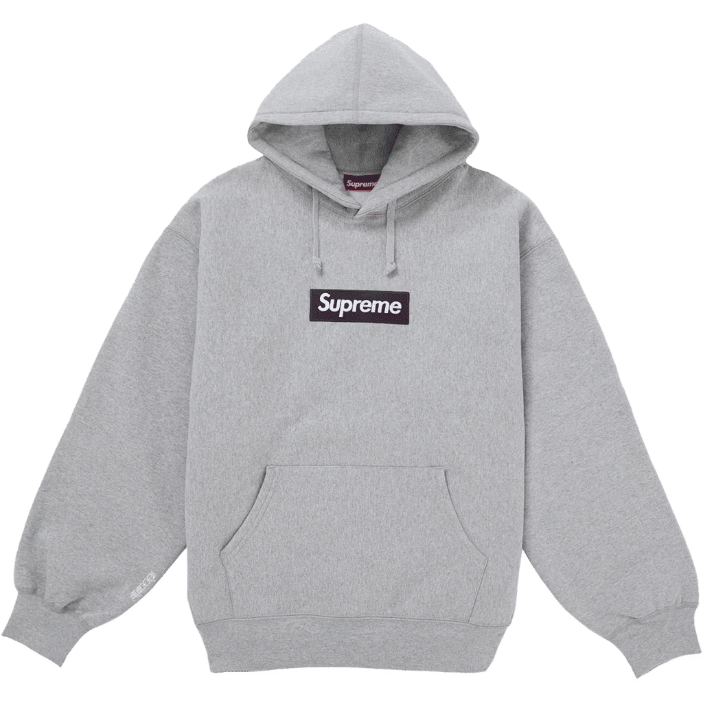 Supreme Box Logo Hooded Sweatshirt (FW25) Heather Grey