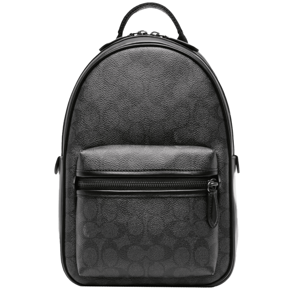 Coach Charter monogram leather backpack