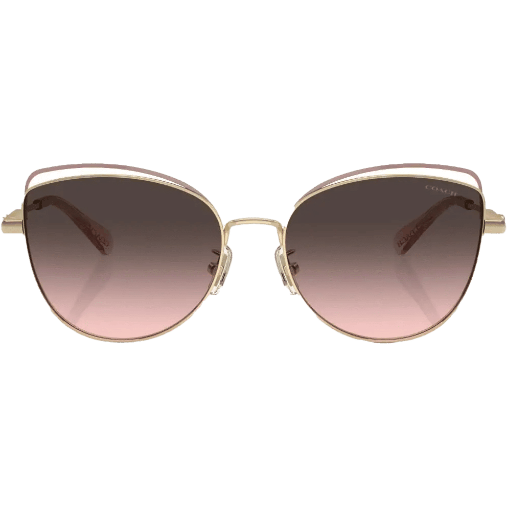Coach Bandit Wire oval-frame sunglasses