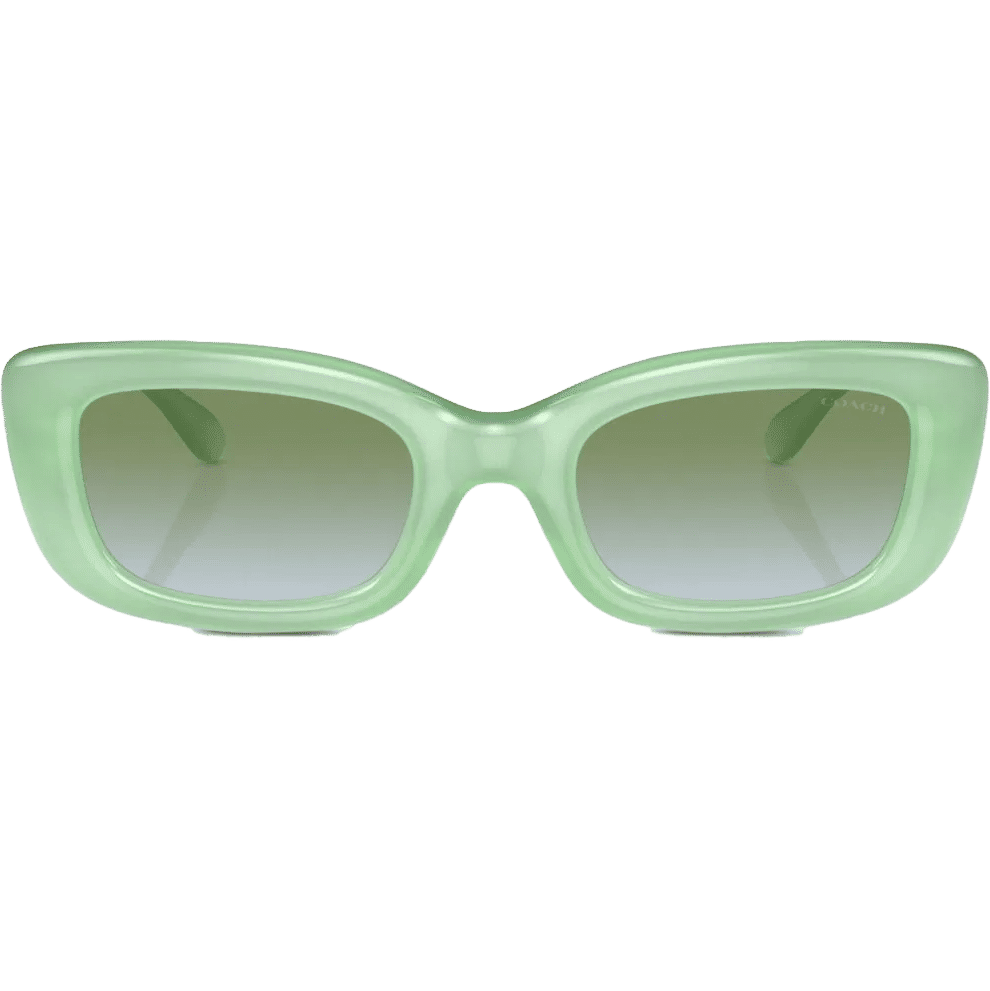 Coach logo-plaque rectangle-frame sunglasses