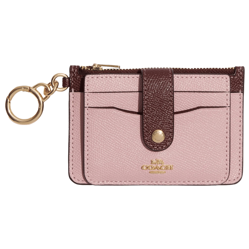 Coach Contrast Trim Attachment Card Case