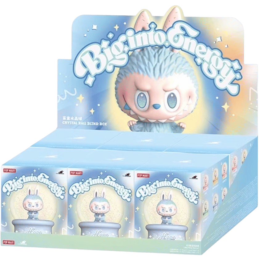 Pop Mart Labubu The Monsters Big into Energy Series Crystal Ball Sealed Case (6 Blind Box)