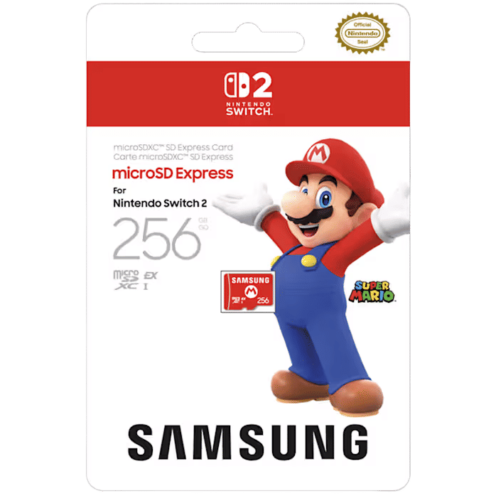 Samsung microSD Express Card – 256GB for Nintendo Switch 2