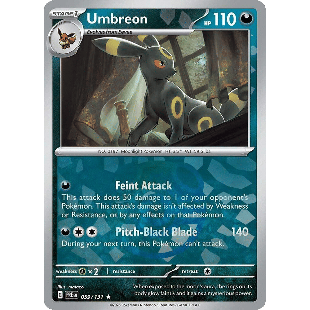 Umbreon (Master Ball Pattern) - SV: Prismatic Evolutions (PRE)