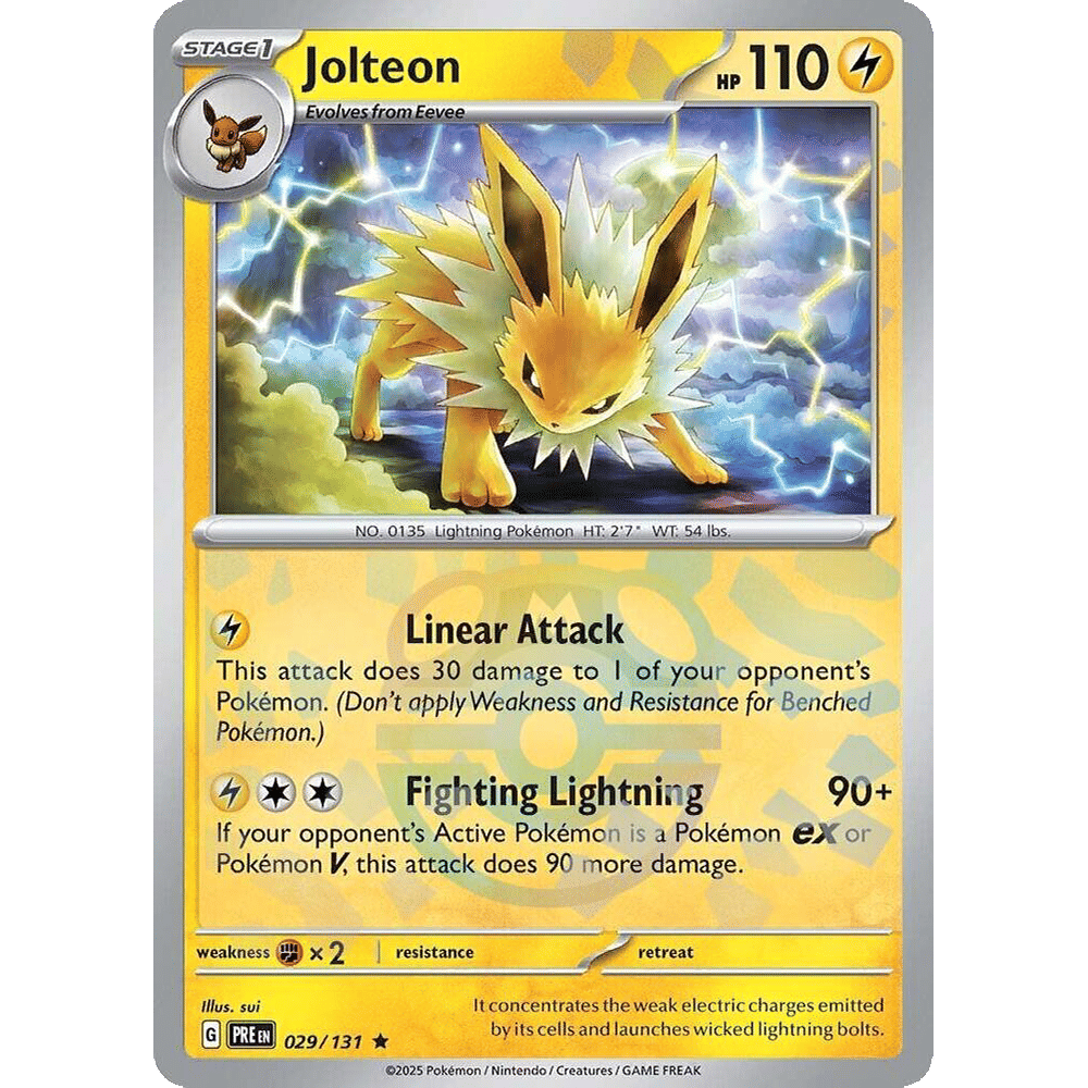 Jolteon (Master Ball Pattern) - SV: Prismatic Evolutions (PRE)