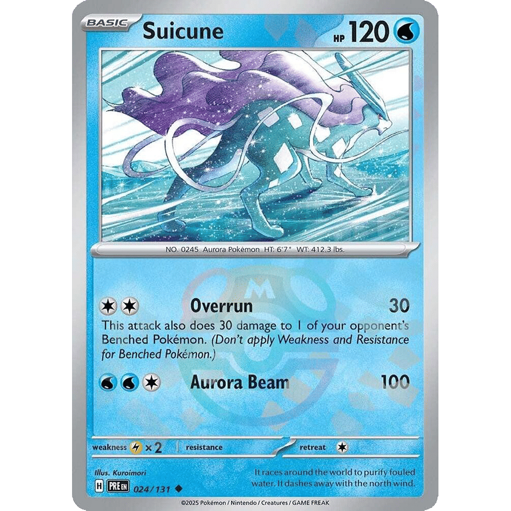 Suicune (Master Ball Pattern) - SV: Prismatic Evolutions (PRE)