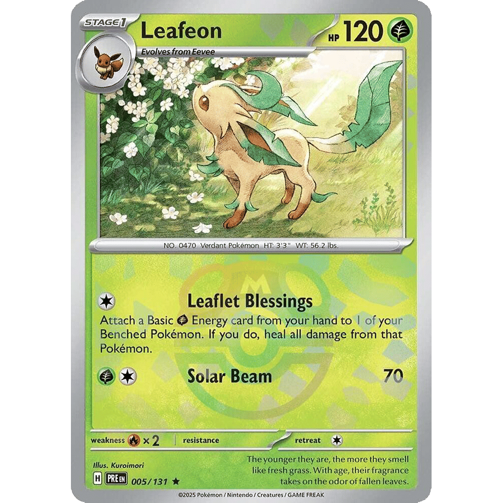 Leafeon (Master Ball Pattern) - SV: Prismatic Evolutions (PRE)