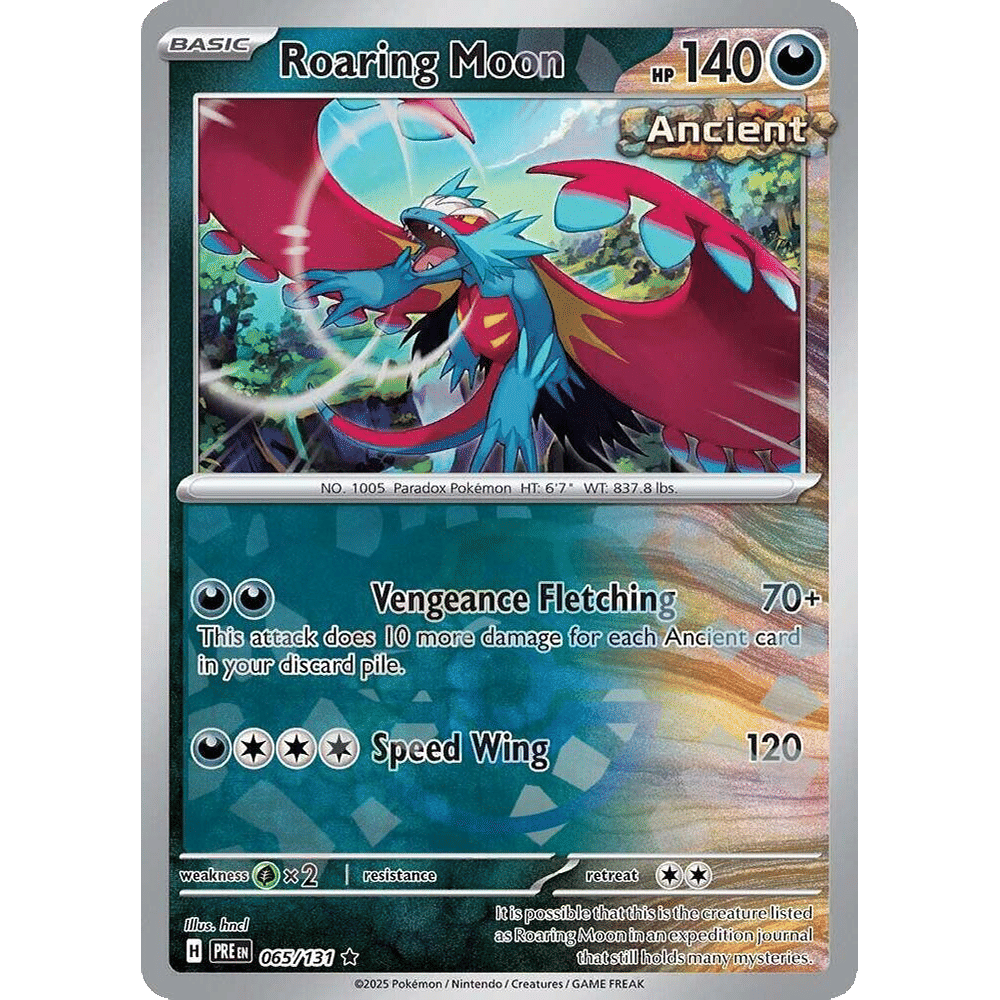 Roaring Moon (Master Ball Pattern) - SV: Prismatic Evolutions (PRE)