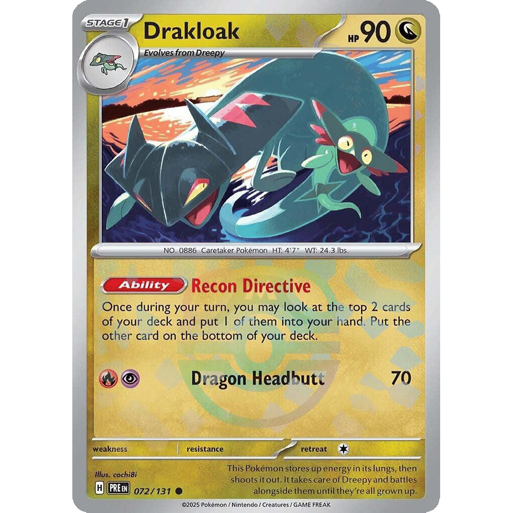 Drakloak (Master Ball Pattern) - SV: Prismatic Evolutions (PRE)