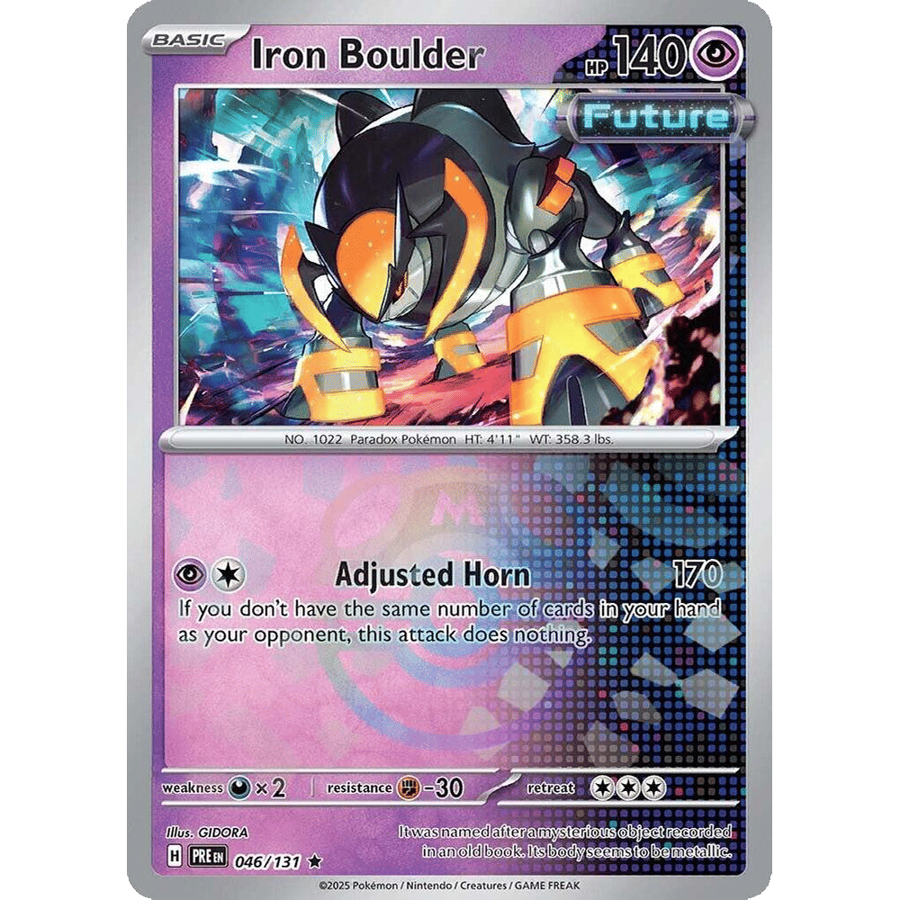 Iron Boulder (Master Ball Pattern) - SV: Prismatic Evolutions (PRE)