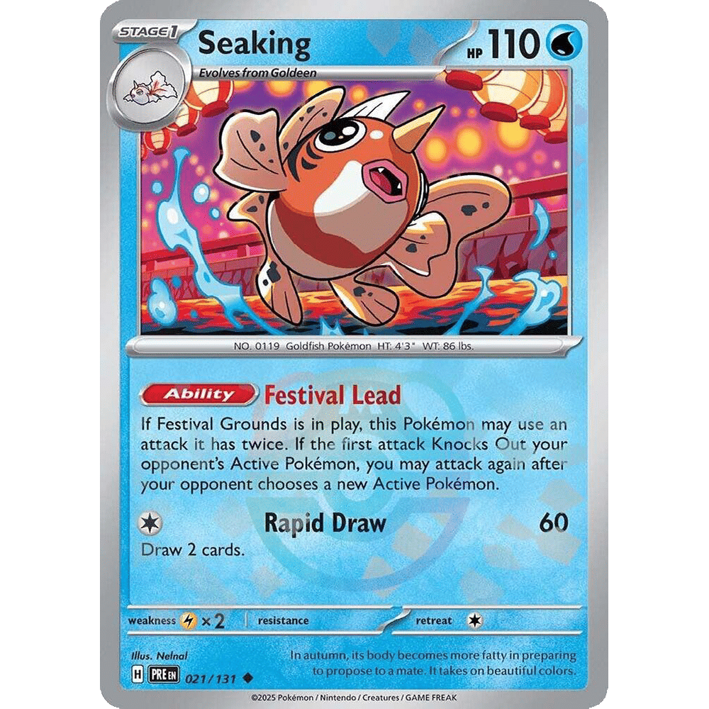 Seaking (Master Ball Pattern) - SV: Prismatic Evolutions (PRE)