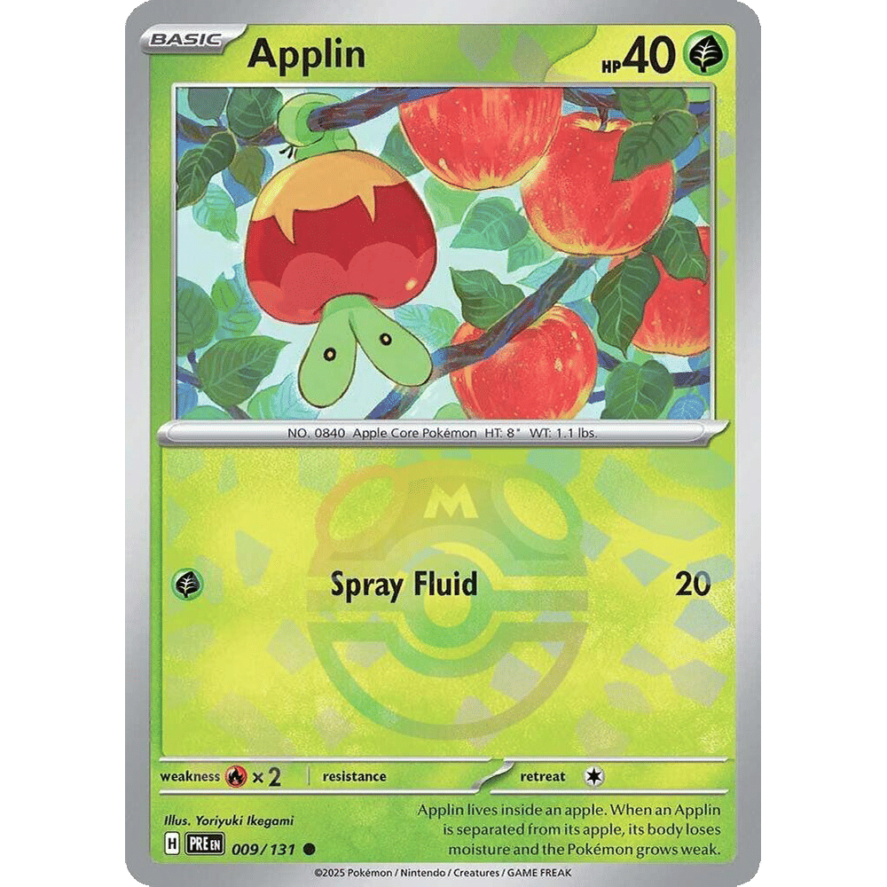 Applin (Master Ball Pattern) - SV: Prismatic Evolutions (PRE)