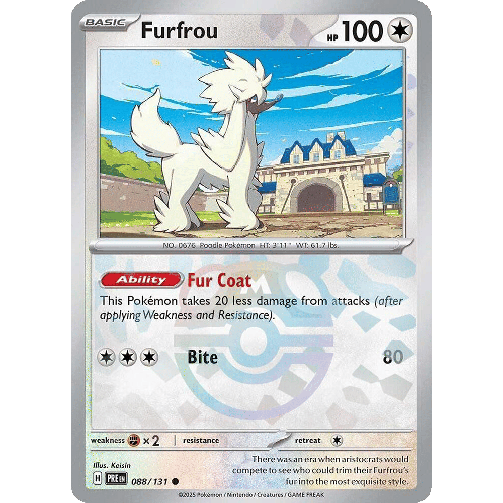 Furfrou (Master Ball Pattern) - SV: Prismatic Evolutions (PRE)
