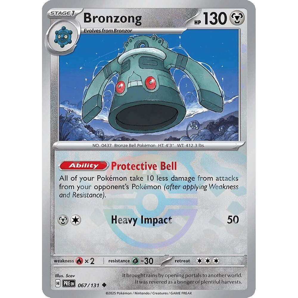 Bronzong (Master Ball Pattern) - SV: Prismatic Evolutions (PRE)