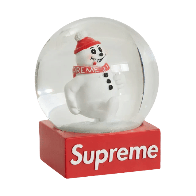 Supreme Snowman Snowglobe Red