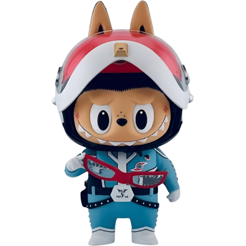 Labubu The Monsters x Ultraman Blue Figure