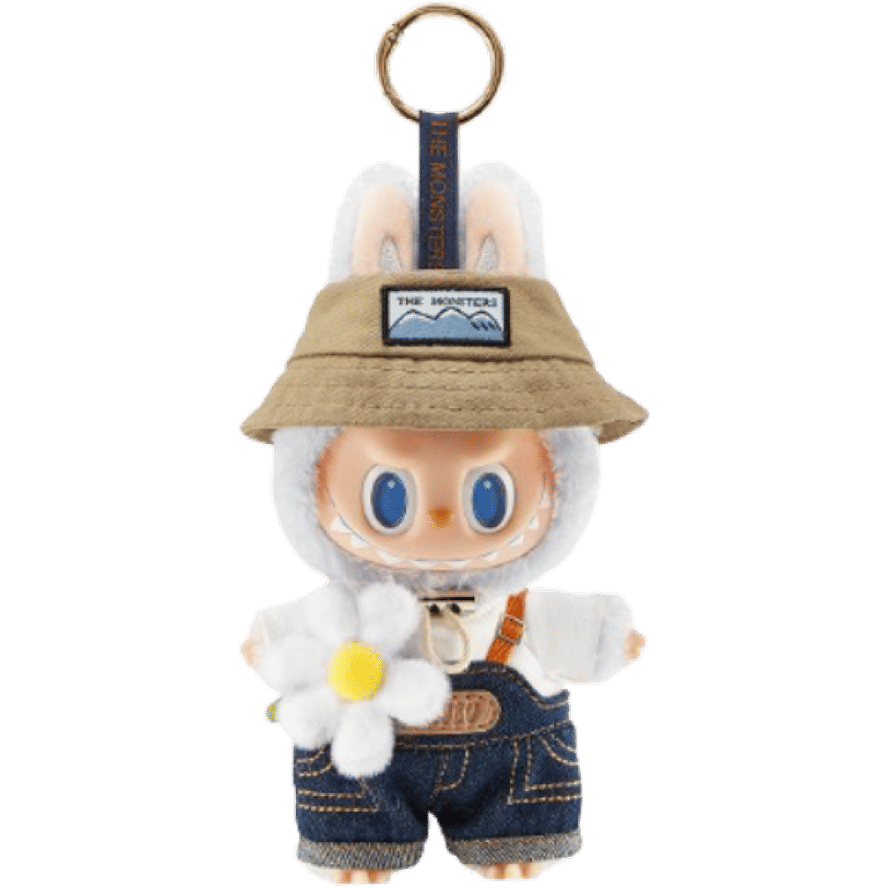 Pop Mart Labubu The Monsters Fall In Wild Vinyl Plush Doll Pendant Keychain
